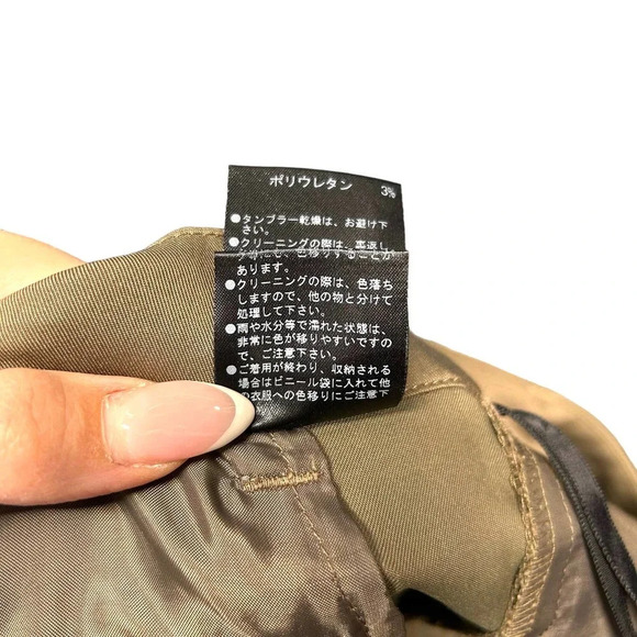 Lanvin en Bleu Tan Brown Pleated Cropped Trousers Size 38 / US‎ 8 - Picture 10 of 10